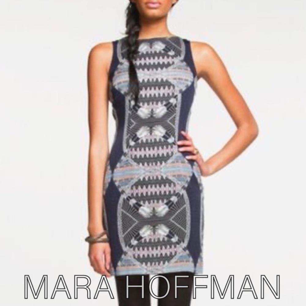🚫SOLD🚫 Mara Hoffman Silk Cutout Back Dress Sz 8 EUC